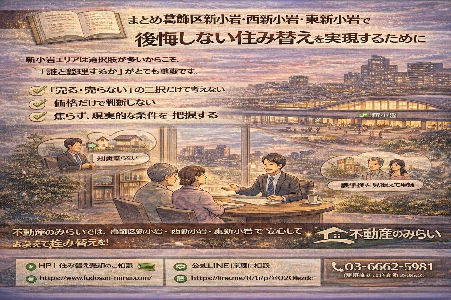 葛飾区新小岩で後悔しない住み替えのまとめ