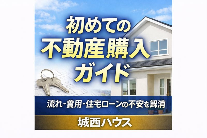 初めての不動産購入ガイド|流れ・費用・住宅ローン・失敗しないポイント