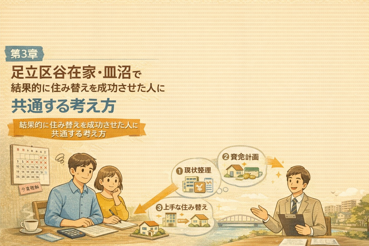 足立区谷在家・皿沼で住み替えを成功させた人の考え方