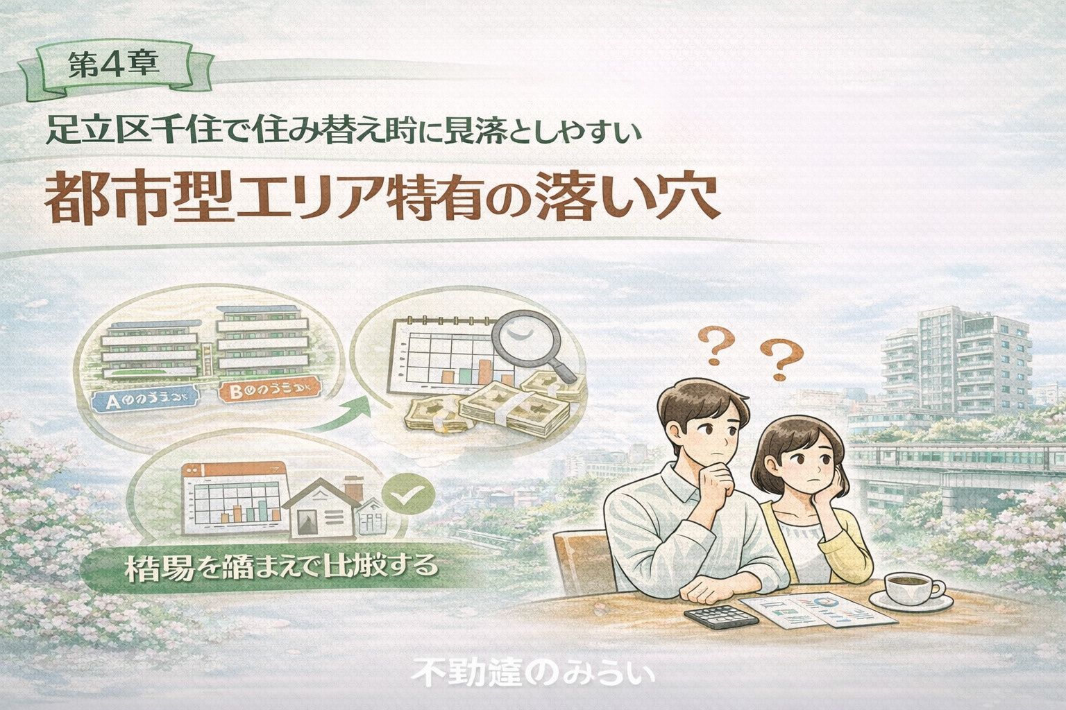 足立区千住で住み替え時に見落としやすいポイント