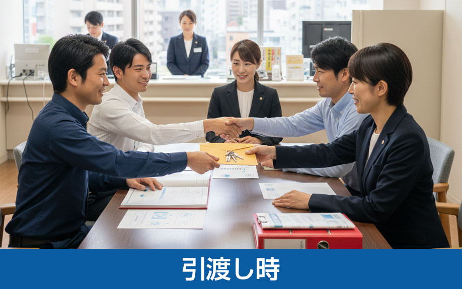 マンション売却の必要書類|引渡し時