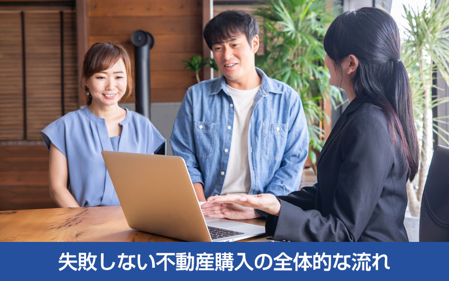 失敗しない不動産購入の全体的な流れ