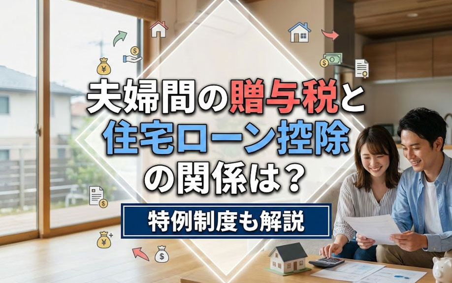 夫婦間の贈与税と住宅ローン控除の関係は?特例制度も解説
