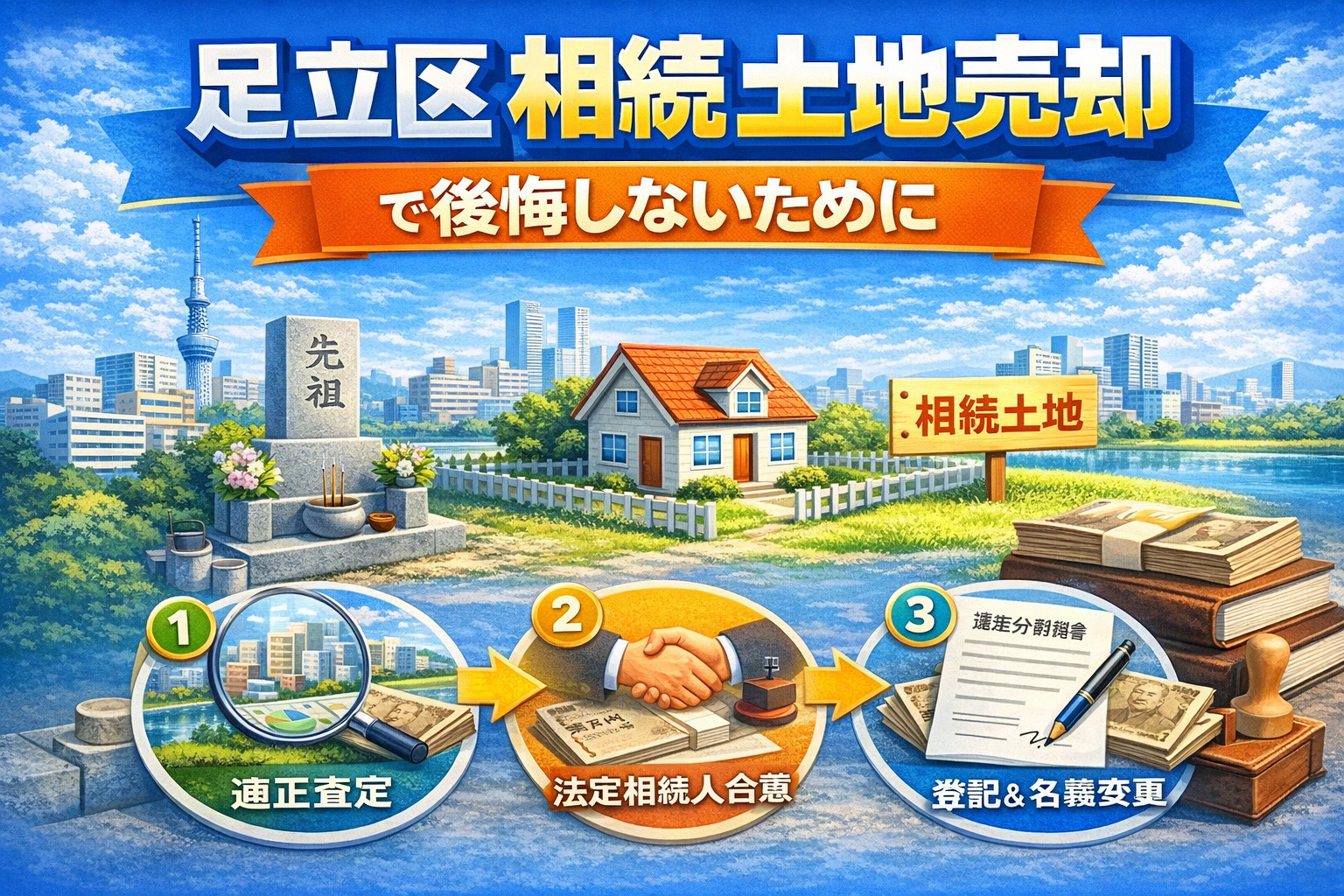 足立区相続土地売却のポイントと注意点