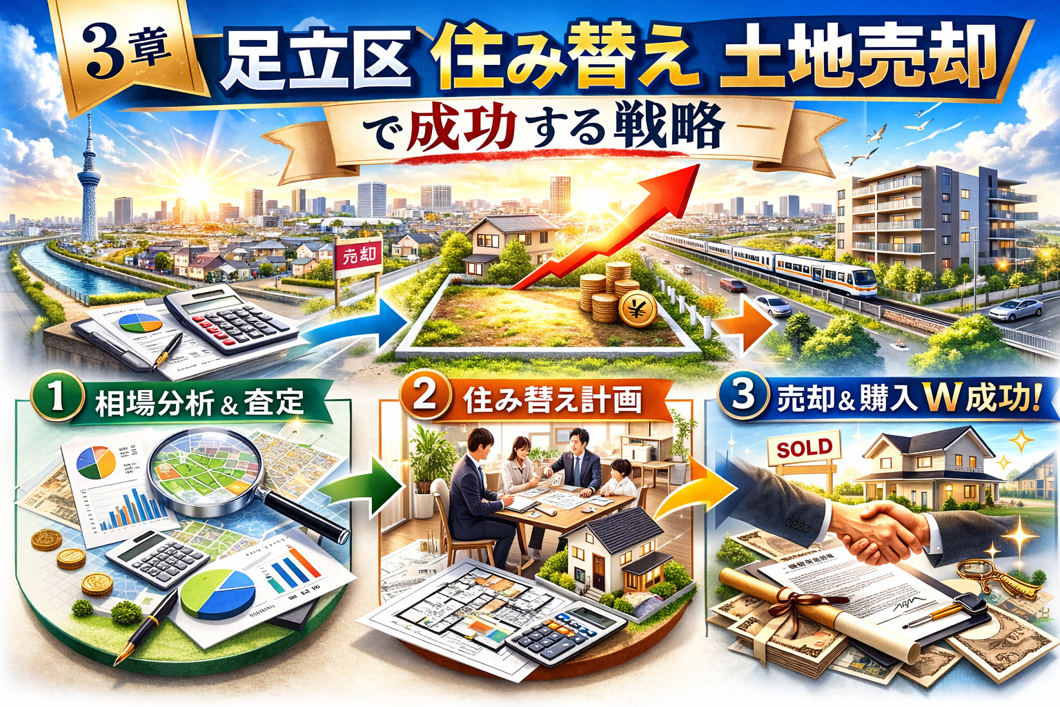 足立区住み替え土地売却 成功の戦略