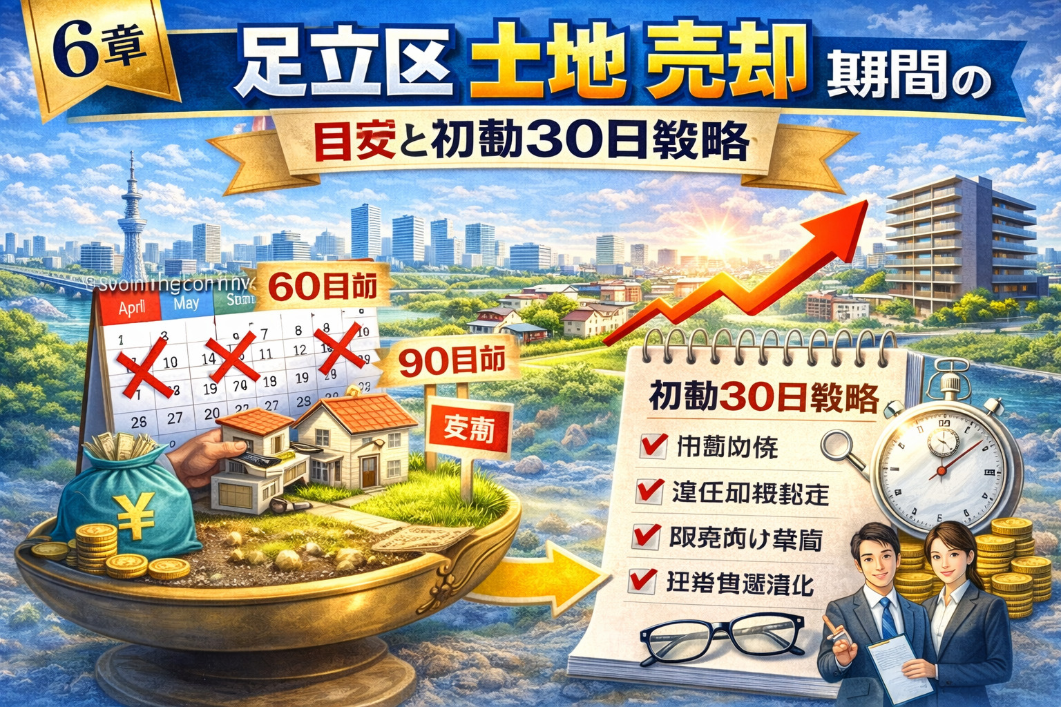 足立区土地売却期間と初動30日戦略