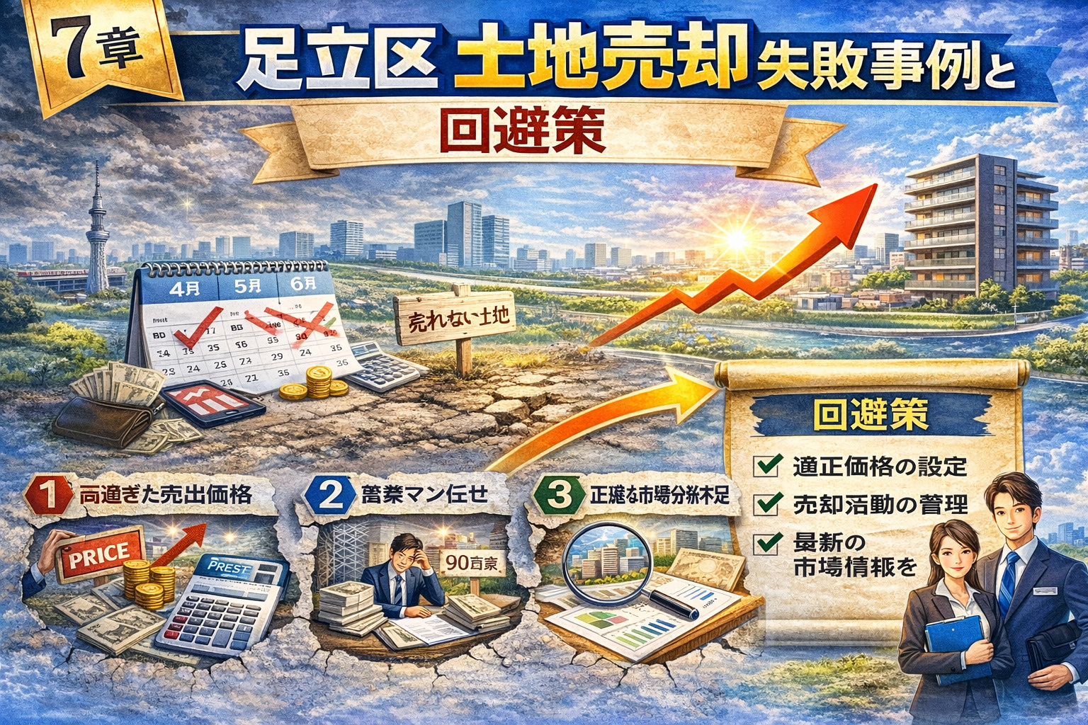足立区土地売却失敗事例と回避策