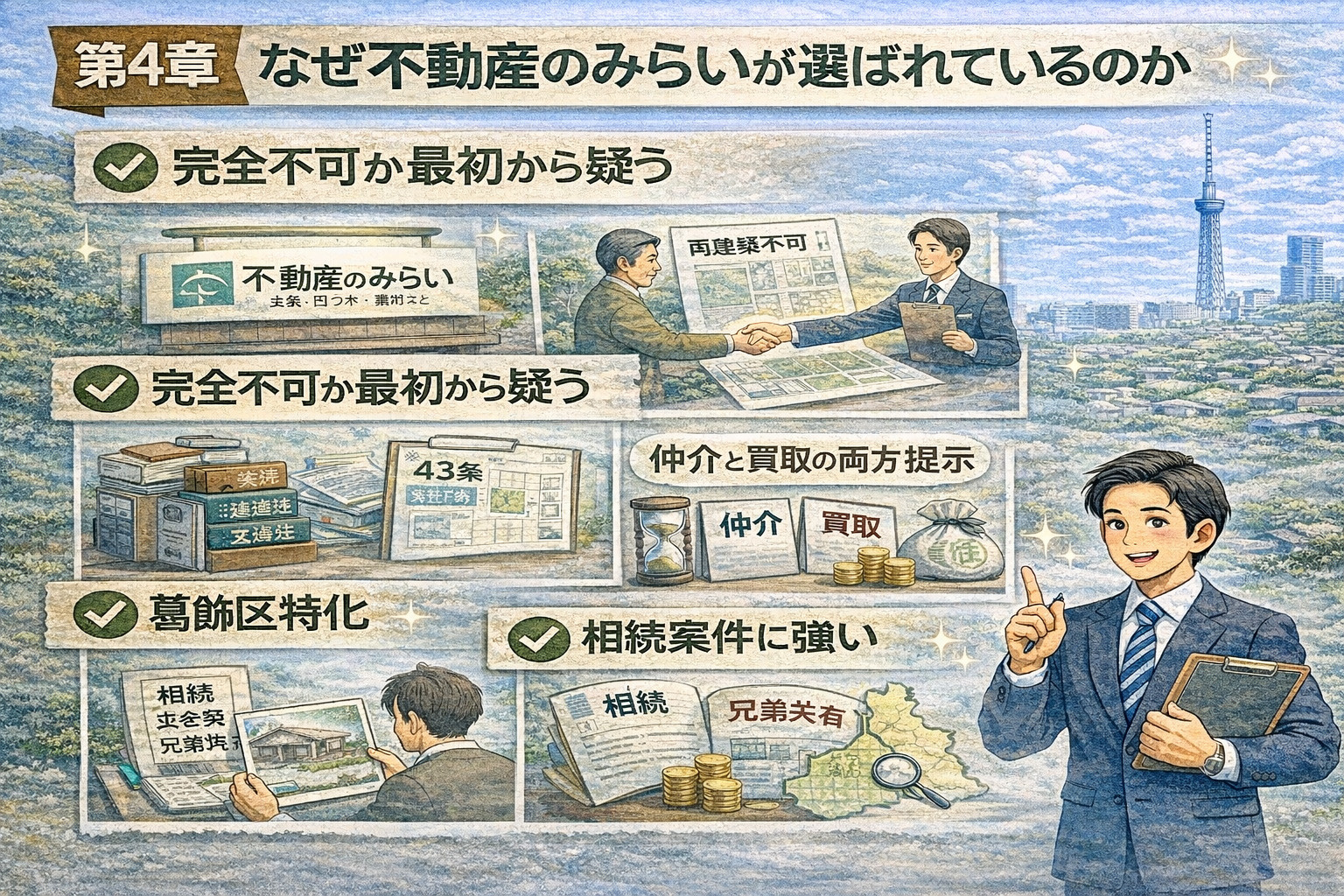 再建築不可相談で不動産のみらいが選ばれる理由