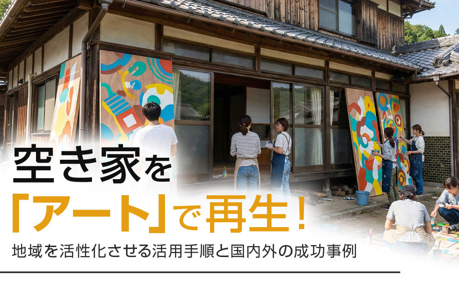 空き家を「アート」で再生!地域を活性化させる活用手順と国内外の成功事例