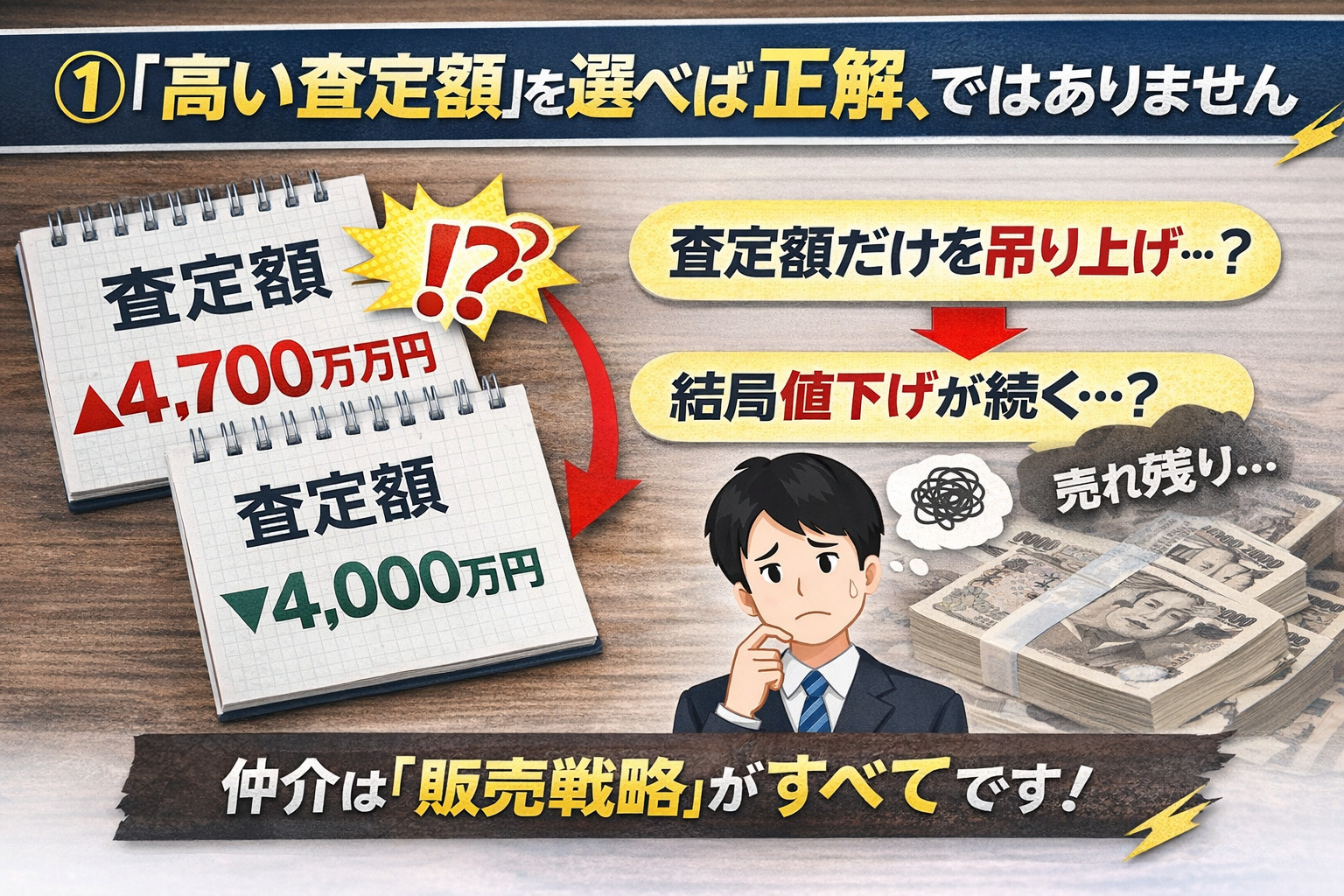 不動産査定は高い査定額には注意