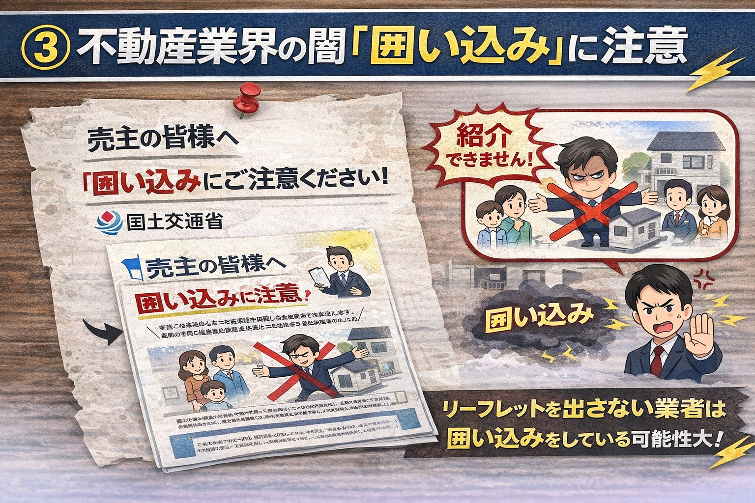 不動産業界の闇「囲い込み」に注意