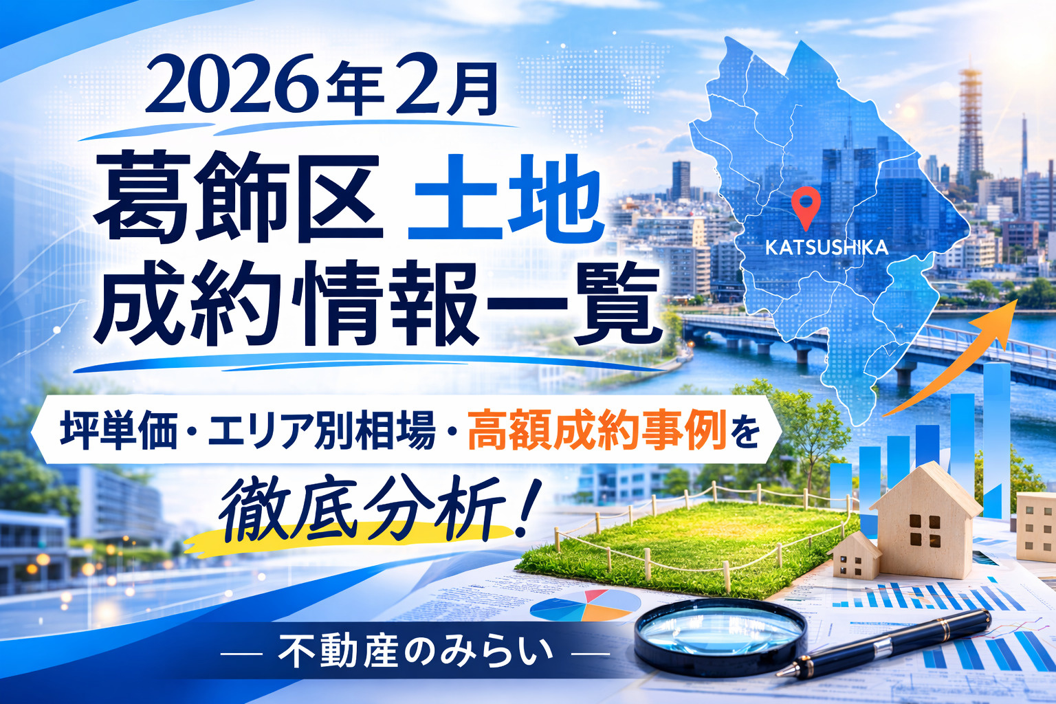 2026年2月葛飾区土地成約情報一覧 坪単価とエリア別相場分析