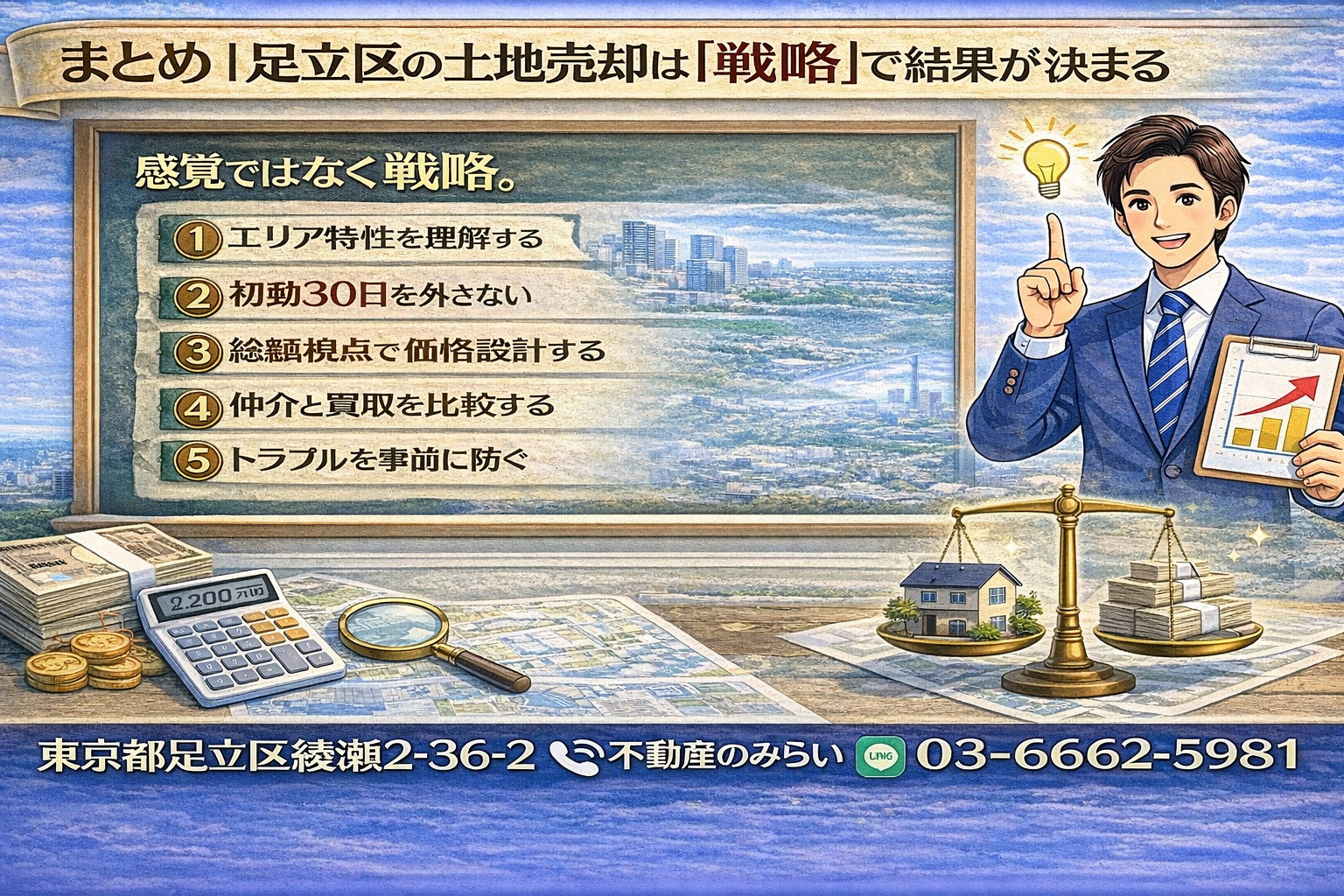 足立区土地売却まとめと成功ポイント