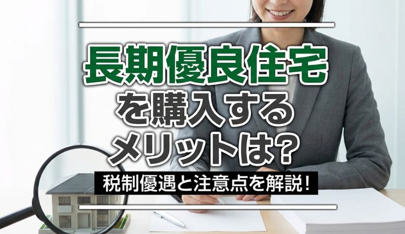 長期優良住宅を購入するメリットは?税制優遇と注意点を解説!
