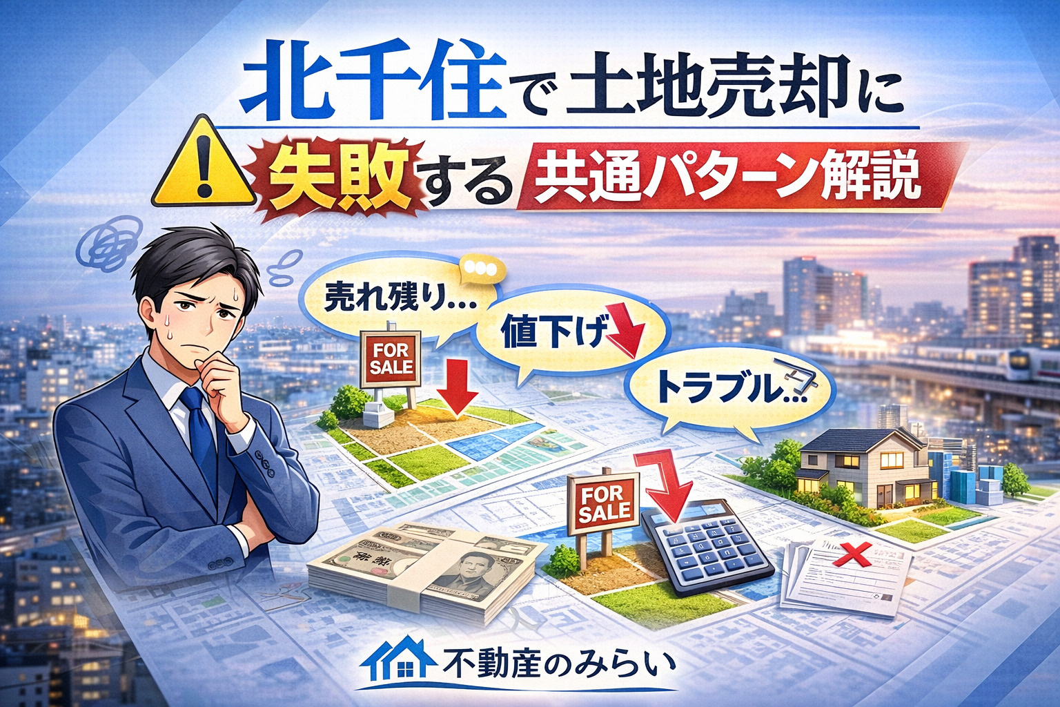 北千住で土地売却に失敗する共通パターン解説
