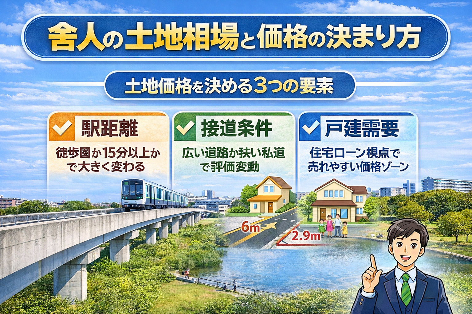 舎人の土地売却で失敗する原因