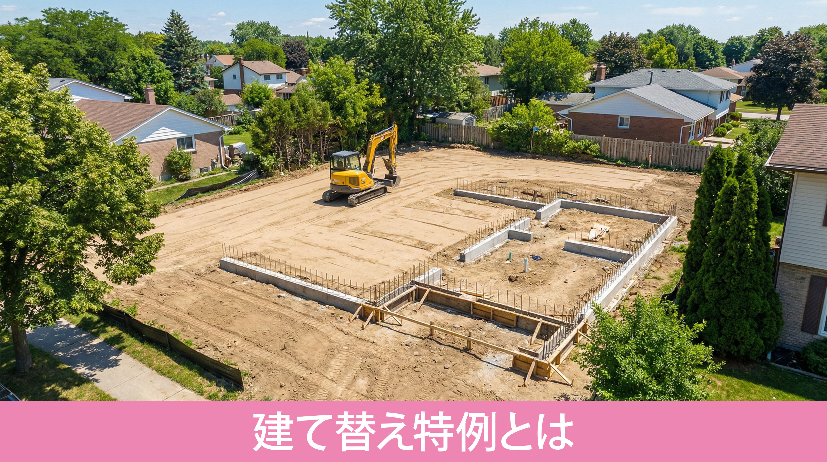 建て替え特例とは