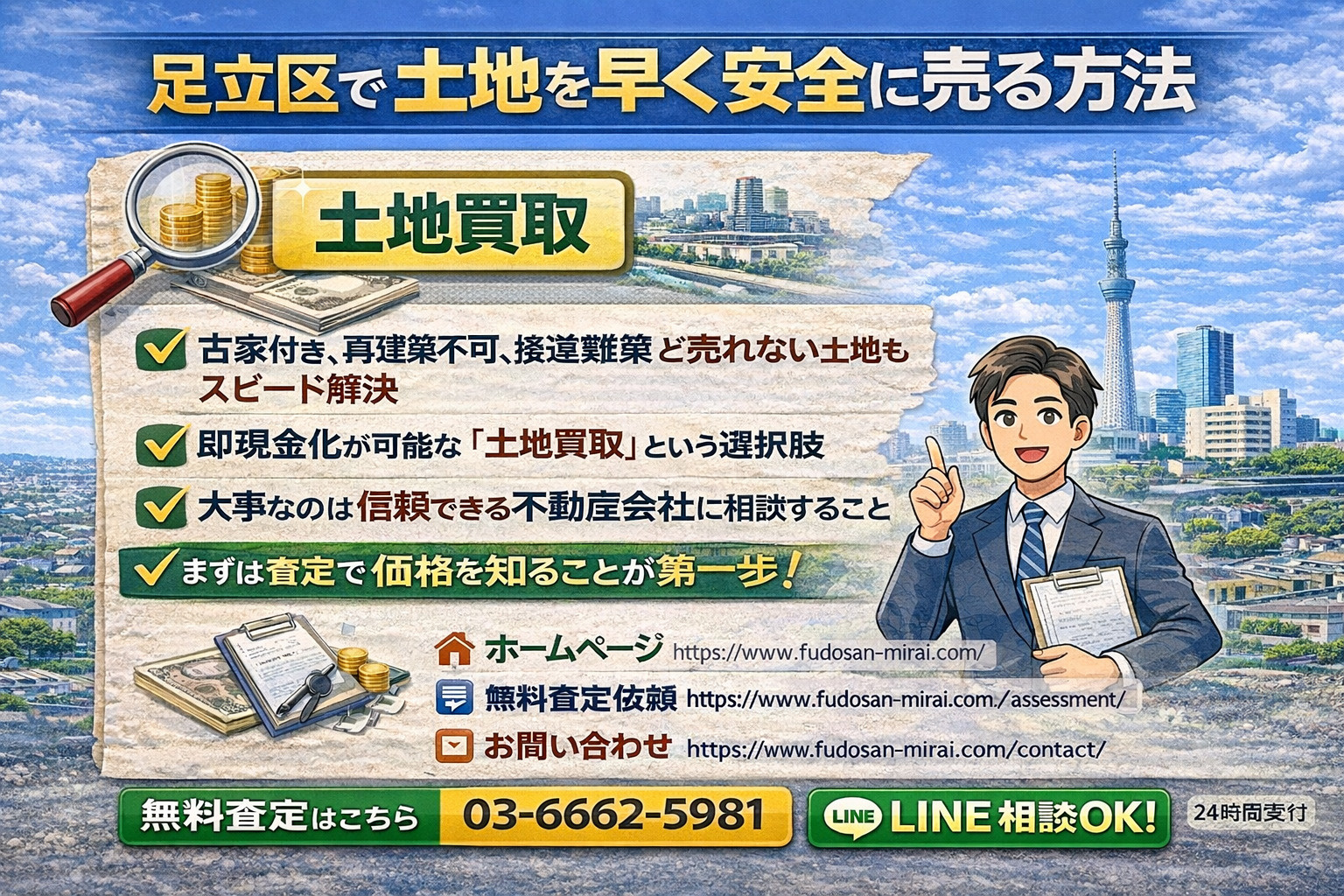 足立区土地買取まとめ