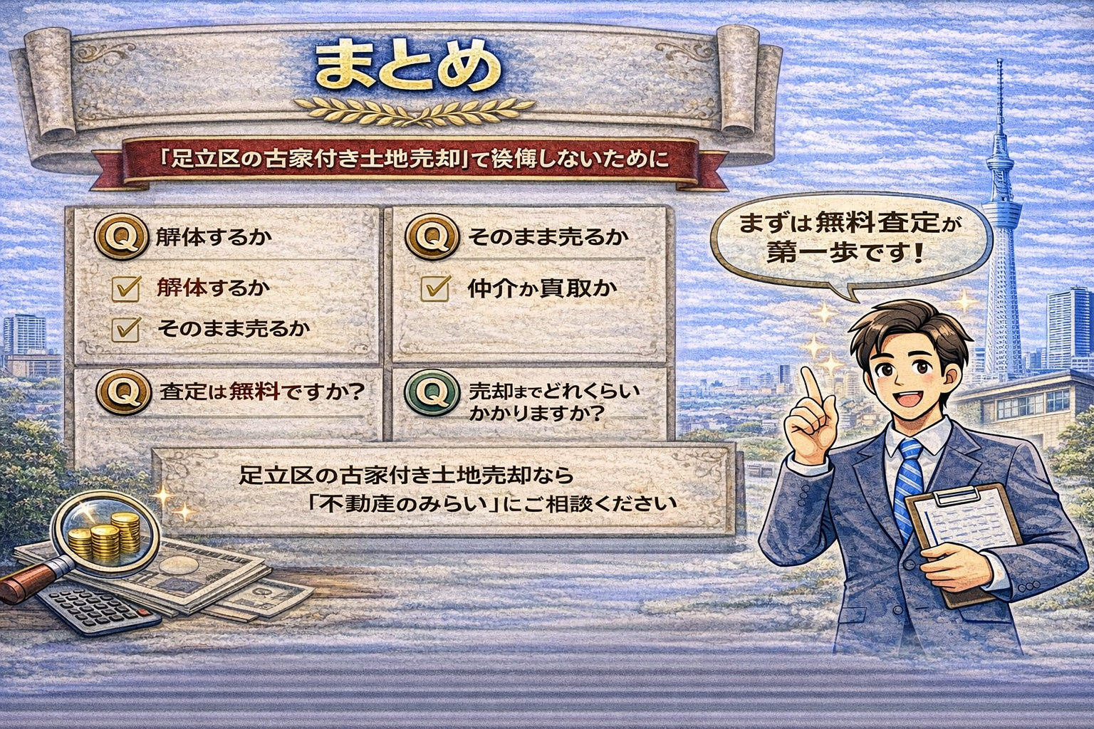 古家付き土地売却まとめ