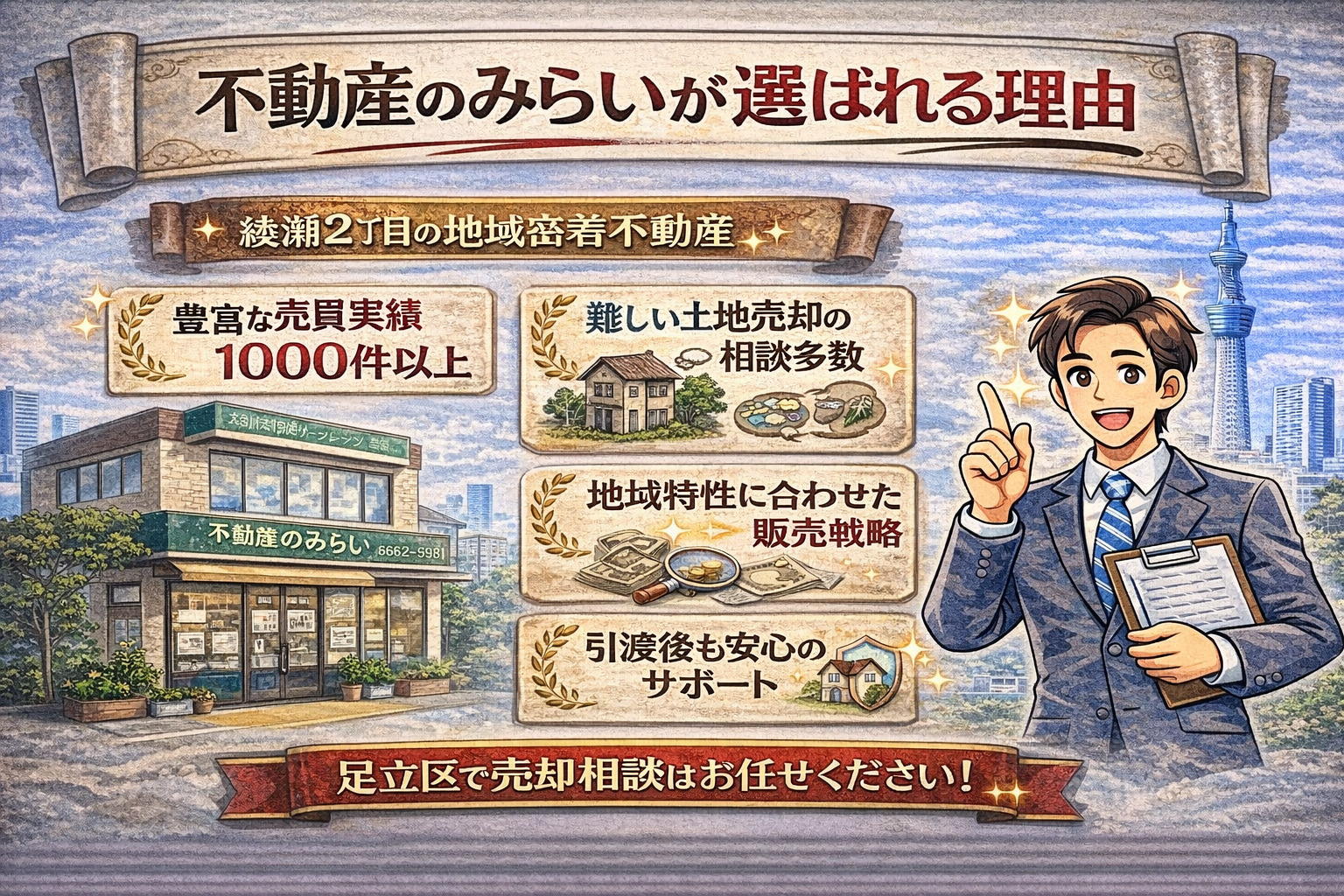 不動産のみらい店舗紹介