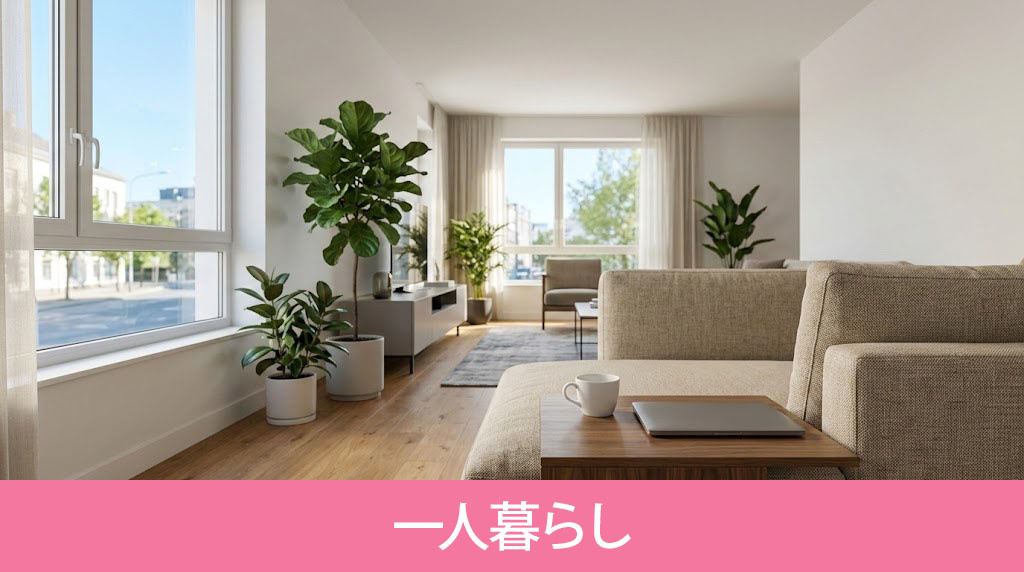 社会人経験を経て始める一人暮らし