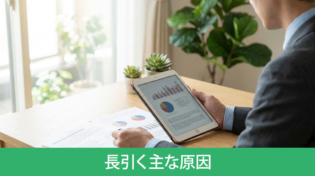 不動産売却が長引く主な原因