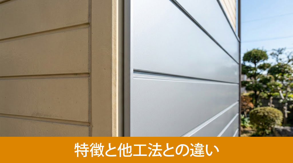 外壁重ね張りの特徴と他工法との違い