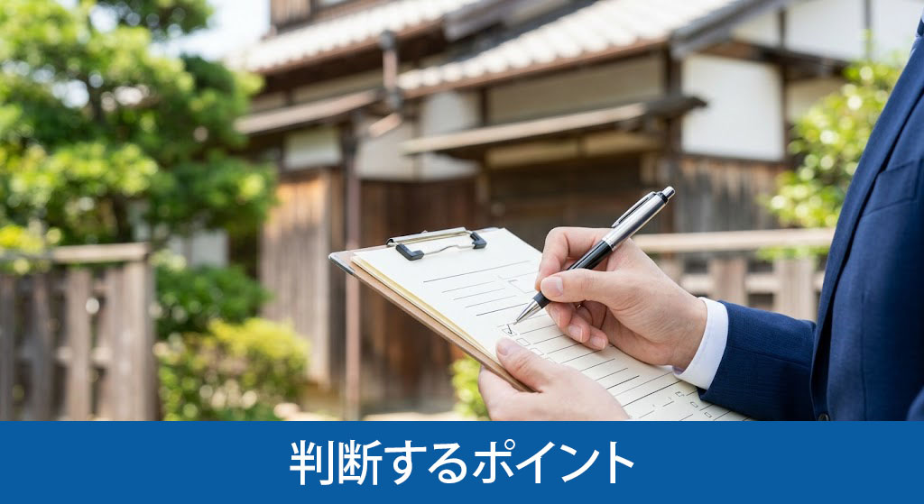 特定空家の認定基準と判断するポイント