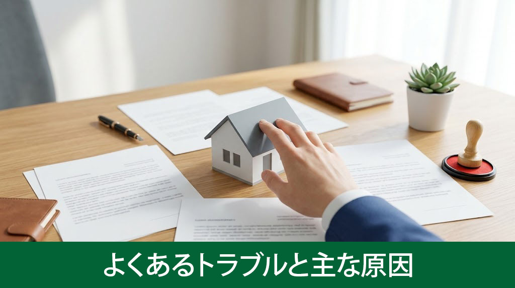 遺産分割協議でよくあるトラブルと主な原因