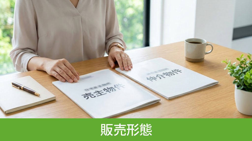 不動産の2つの販売形態