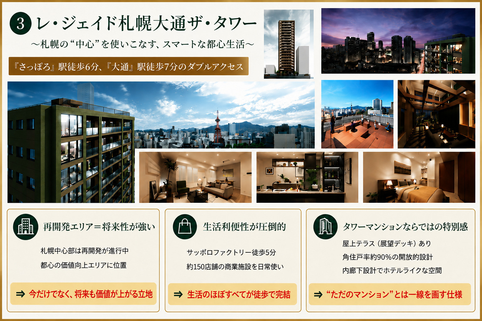 レ・ジェイド札幌大通ザ・タワー