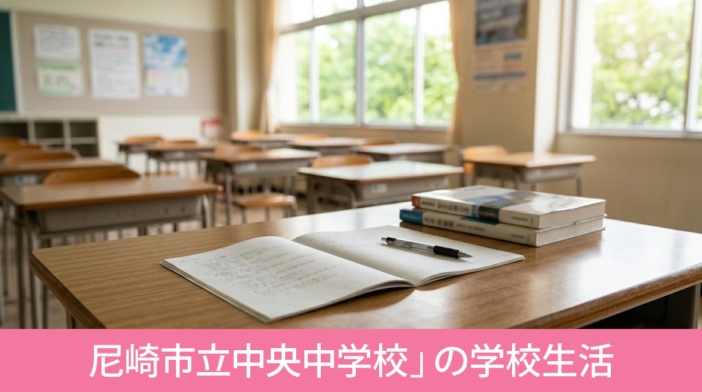 「尼崎市立中央中学校」の学校生活