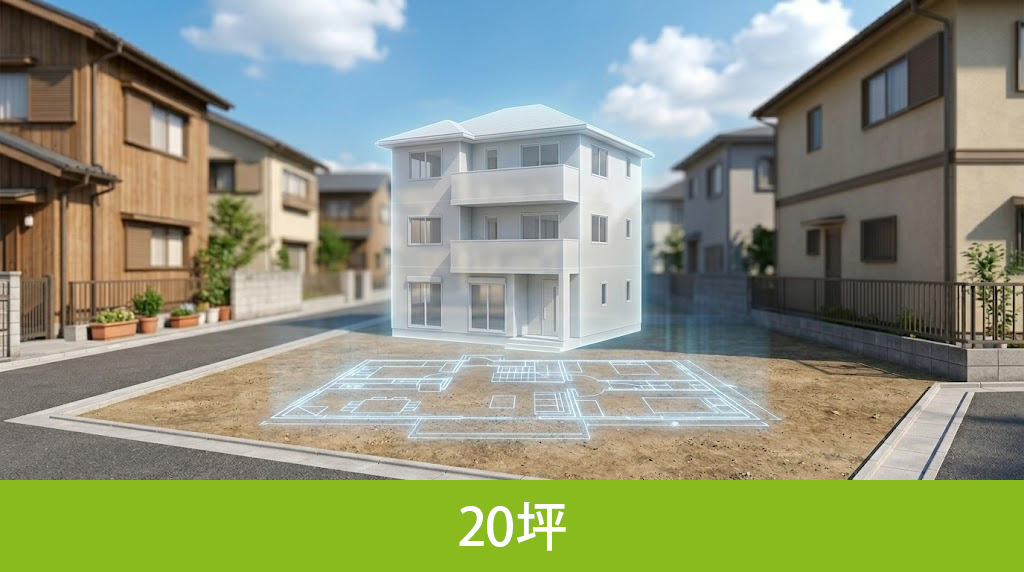 20坪の土地で実現する家の広さと間取り