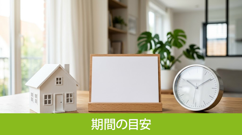 不動産売却までにかかる期間の目安