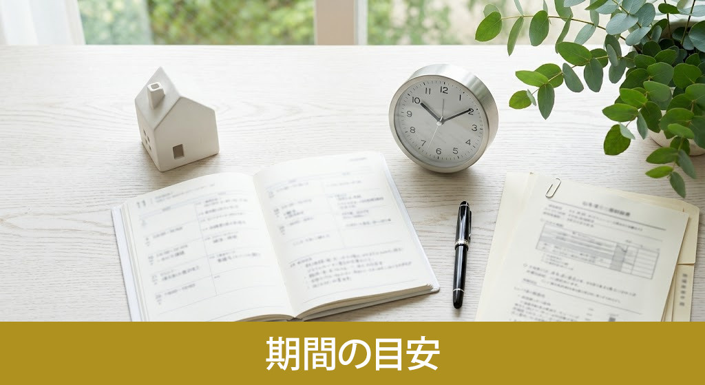 不動産の現金化にかかる期間の目安