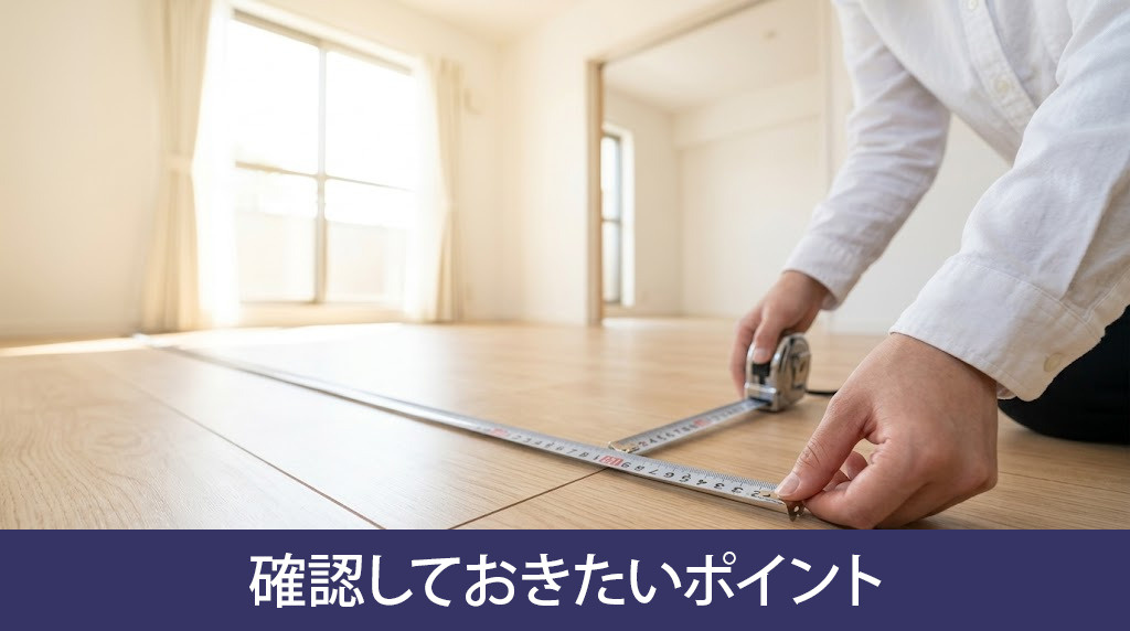 内見時に確認しておきたいポイント