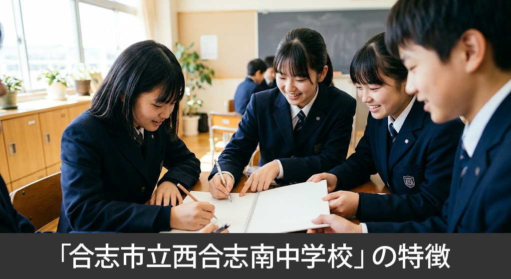 「合志市立西合志南中学校」の特徴