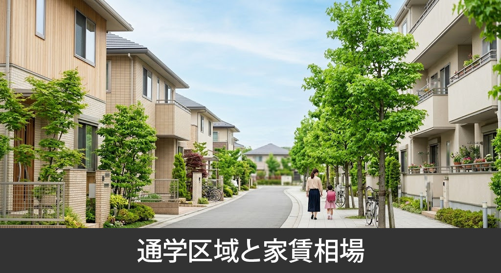 「合志市立西合志南中学校」の通学区域と家賃相場