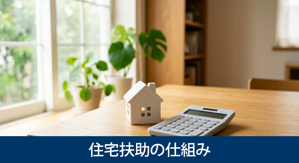 家賃負担を軽減する住宅扶助の仕組み