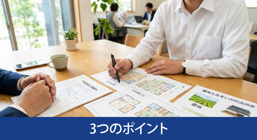 売却時に確認したい3つのポイント