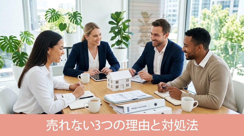 タウンハウスが売れない3つの理由と対処法