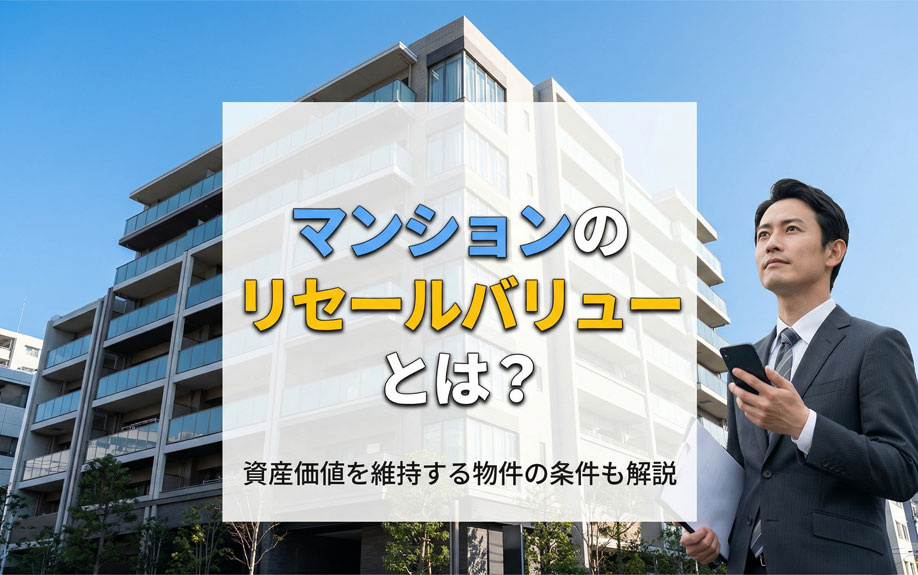 マンションのリセールバリューとは?資産価値を維持する物件の条件も解説