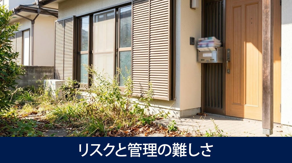 空き家を放置するリスクと管理の難しさ