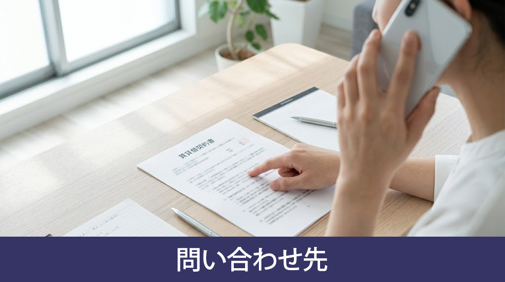 賃貸物件でトラブルが発生した際の問い合わせ先