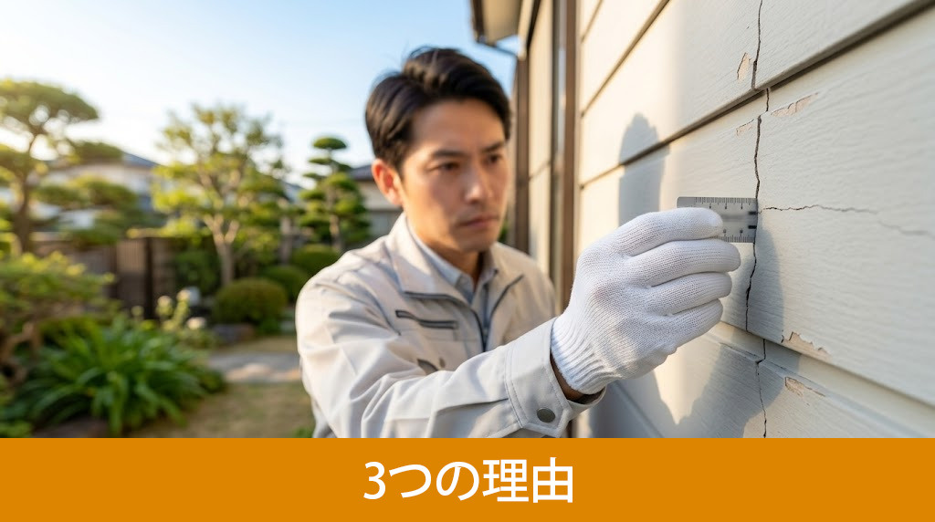 築10年目に点検が必要とされる3つの理由