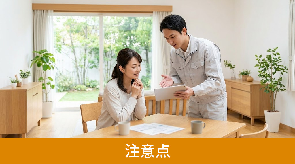 家の10年点検をおこなう際の注意点