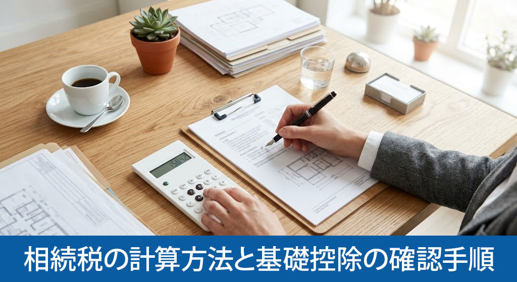 空き家の相続税の計算方法と基礎控除の確認手順