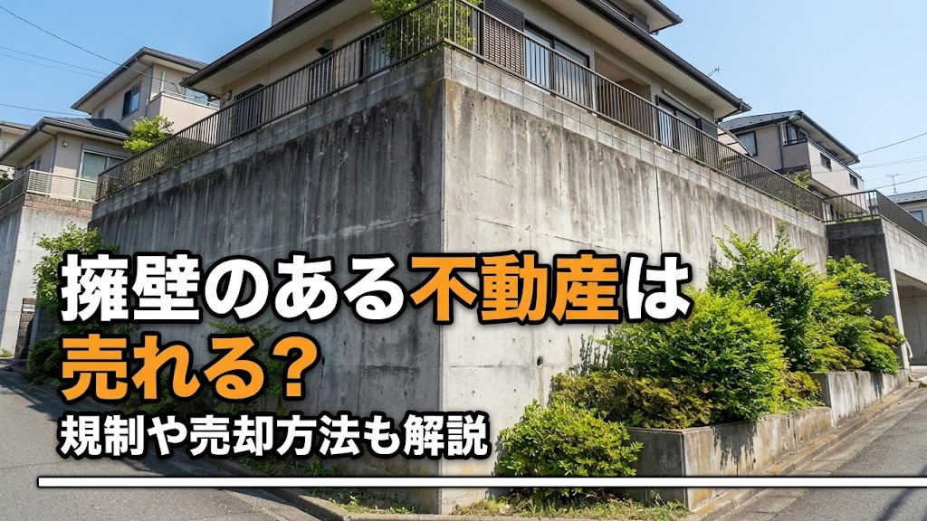 擁壁のある不動産は売れる?規制や売却方法も解説