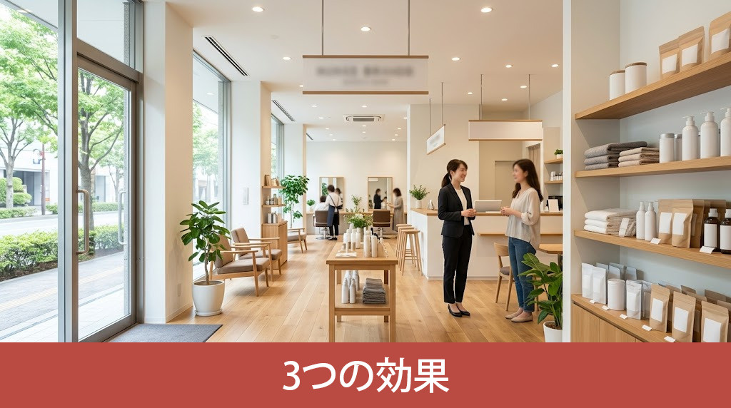 店舗リニューアルがもたらす3つの効果