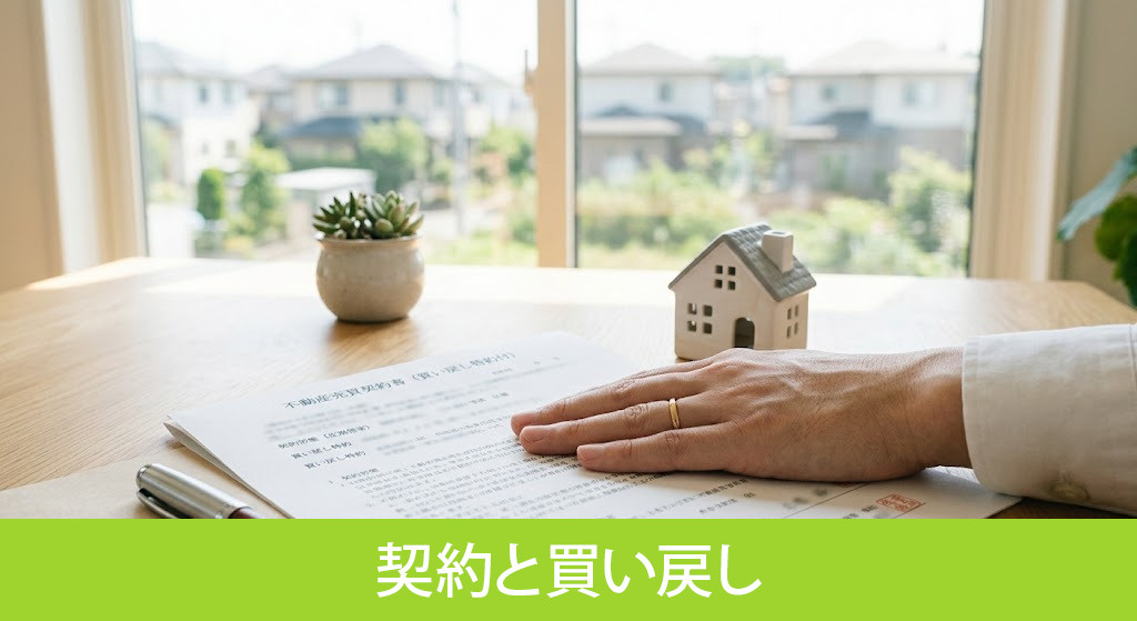 リースバックで長く住み続けるための契約と買い戻し